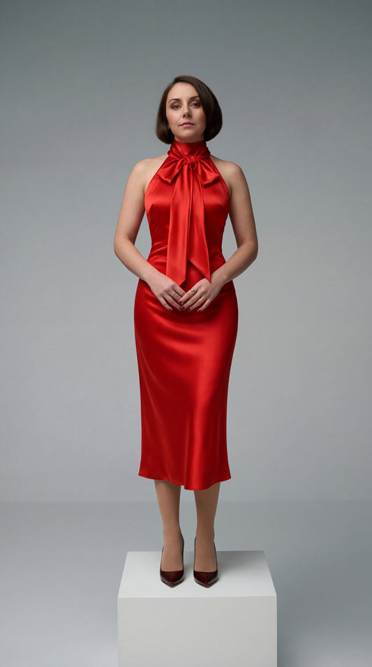 The Queen of Hearts Silk Dress