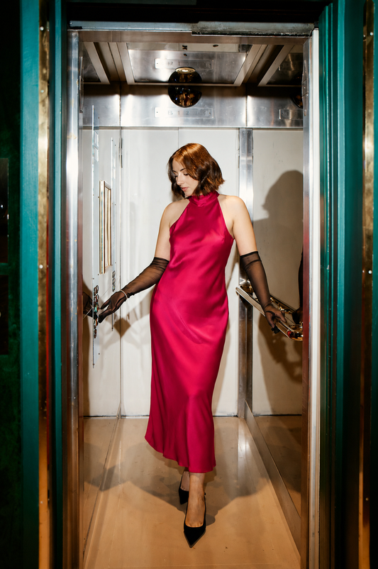 The Queen of Hearts Silk Dress